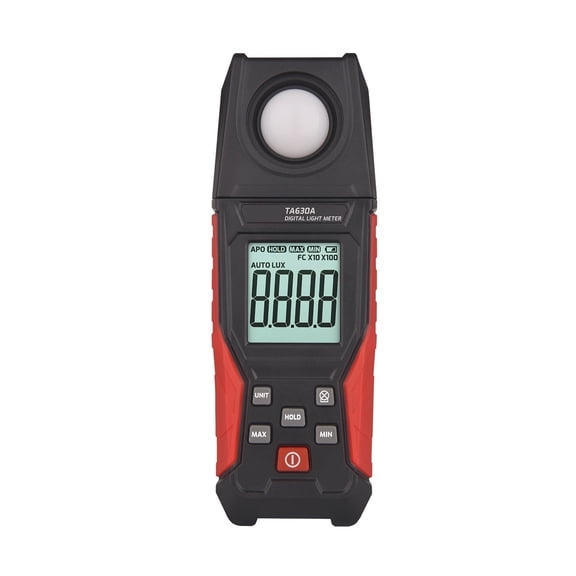 Digital Light Meter Illuminance Lux Meter with Record Function 0~200000 Measurement Range Flexible Sensor Light Tester