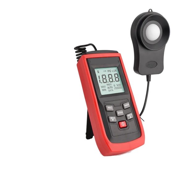Digital Light Meter Photography Digital Luxmeter Split Illuminometer Enviromental Tester Lux/Fc Photometer ,Accurate