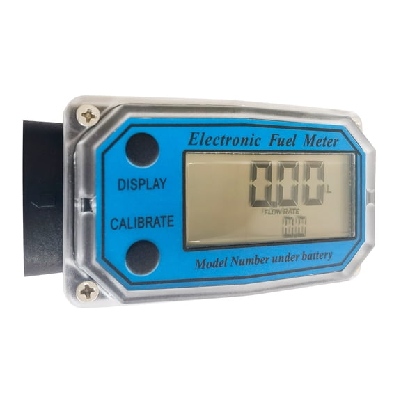 Digital Liquid Meter Flowmeter LCD Display 1-inch Meter Fits for Water Kerosene- Industrail