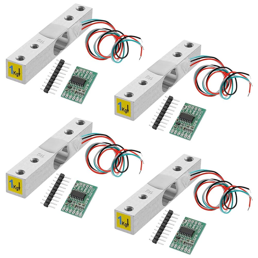 4 Sets 1KG Load Cell HX711 Amplifier ... Circuit Diagram