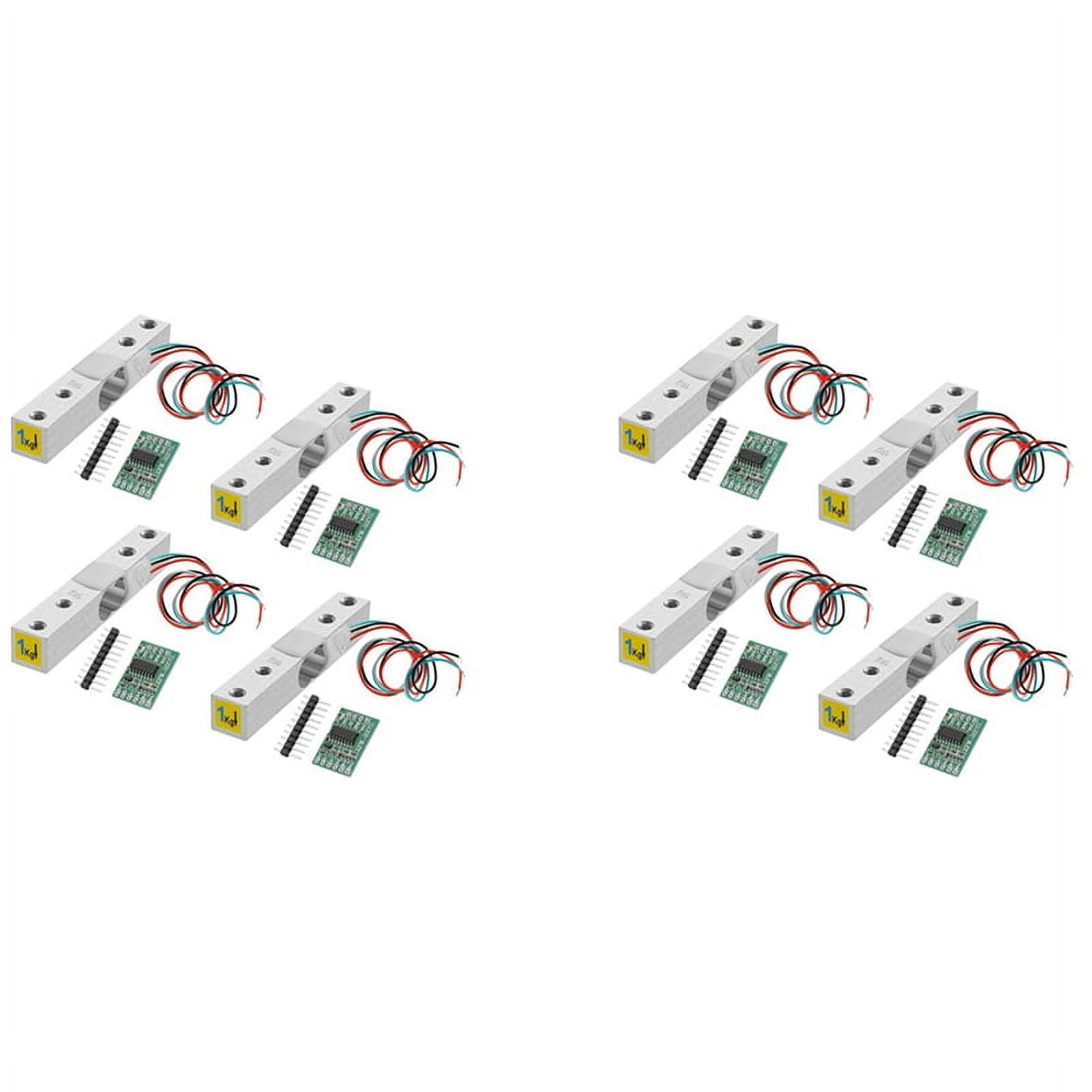Digital Load Cell Weight Sensor-8 Sets 1KG Load Cell HX711 AD Weighit ...