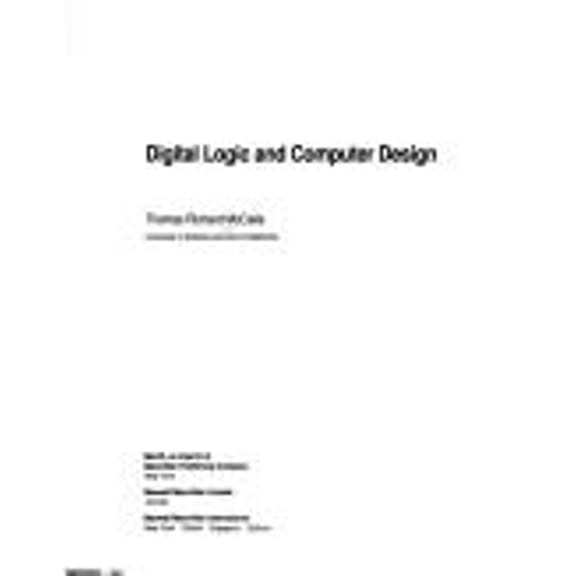 Pre-Owned Digital Logic and Computer Design (Merrill's International Series in Engineering Technology) (Hardcover) 0675211700 9780675211703
