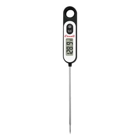Digital Long Stem Thermometer, Black