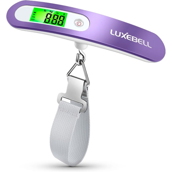 Digital Luggage Scale Vacation Travel Essentials Accessories Gifts for Traveler Portable Suitcase Handheld Weight 110 lbs Hanging Baggage Must Haves