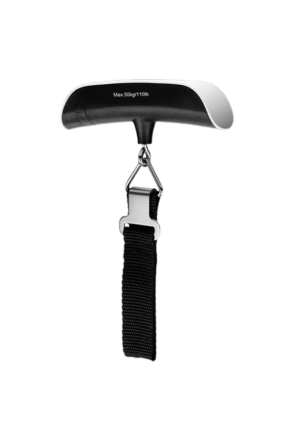 Digital Luggage Scale With LCD Green Backlight 110lb Capacity Portable Suitcase Weighing Strap