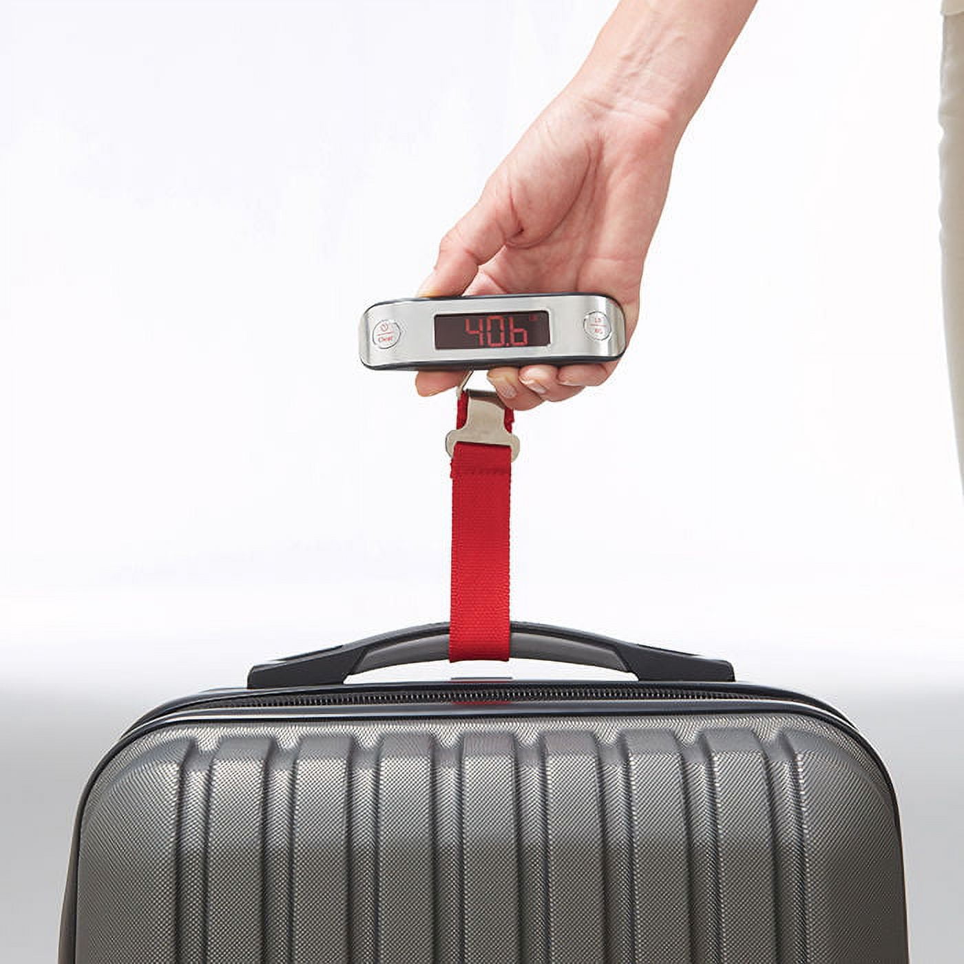 Kat Myhr Digital Luggage Scale - Travel Digital Luggage Weight Scale -  Portable Luggage Bag Weight Suitcase Scale - Travel Weight Luggage Scales