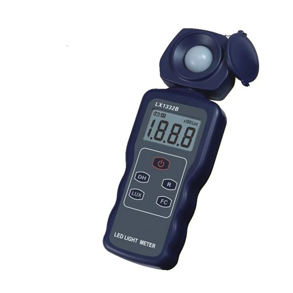 Digital Lux Meter 200000 Lux LED Light Luxmeter Spectra Tester Auto Range Precision Lux FC Filter Lense Digital Illuminometer
