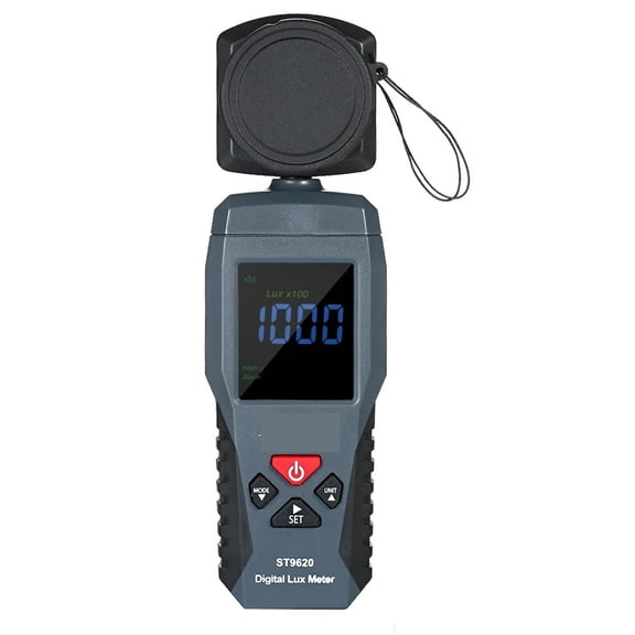 Digital Lux Meter LCD Display Handheld Illuminometer Luminometer Photometer Luxmeter Light Meter 1-200000 Lux ST962 ,High Accuracy