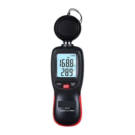 Digital Lux Meter WT81 Luxmeter Pocket Light Meter 0~200 Lux Handheld Illuminometer Sensor Photometer Measuring ,Long time use