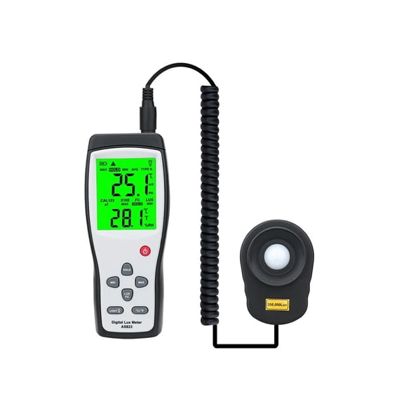 Digital Luxmeter Digital Lux meter Photometer Illuminometer Spectrometer Spectrophotometer High Precision Light Meter 100,000lux