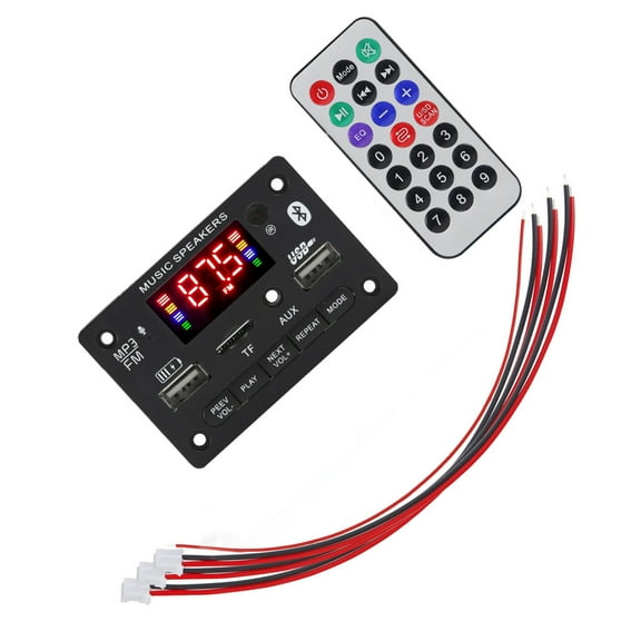 Digital MP3 Decoder Board Supporting USB/TF/Aux for Easy Audio Input and True Stereo Sound Experience