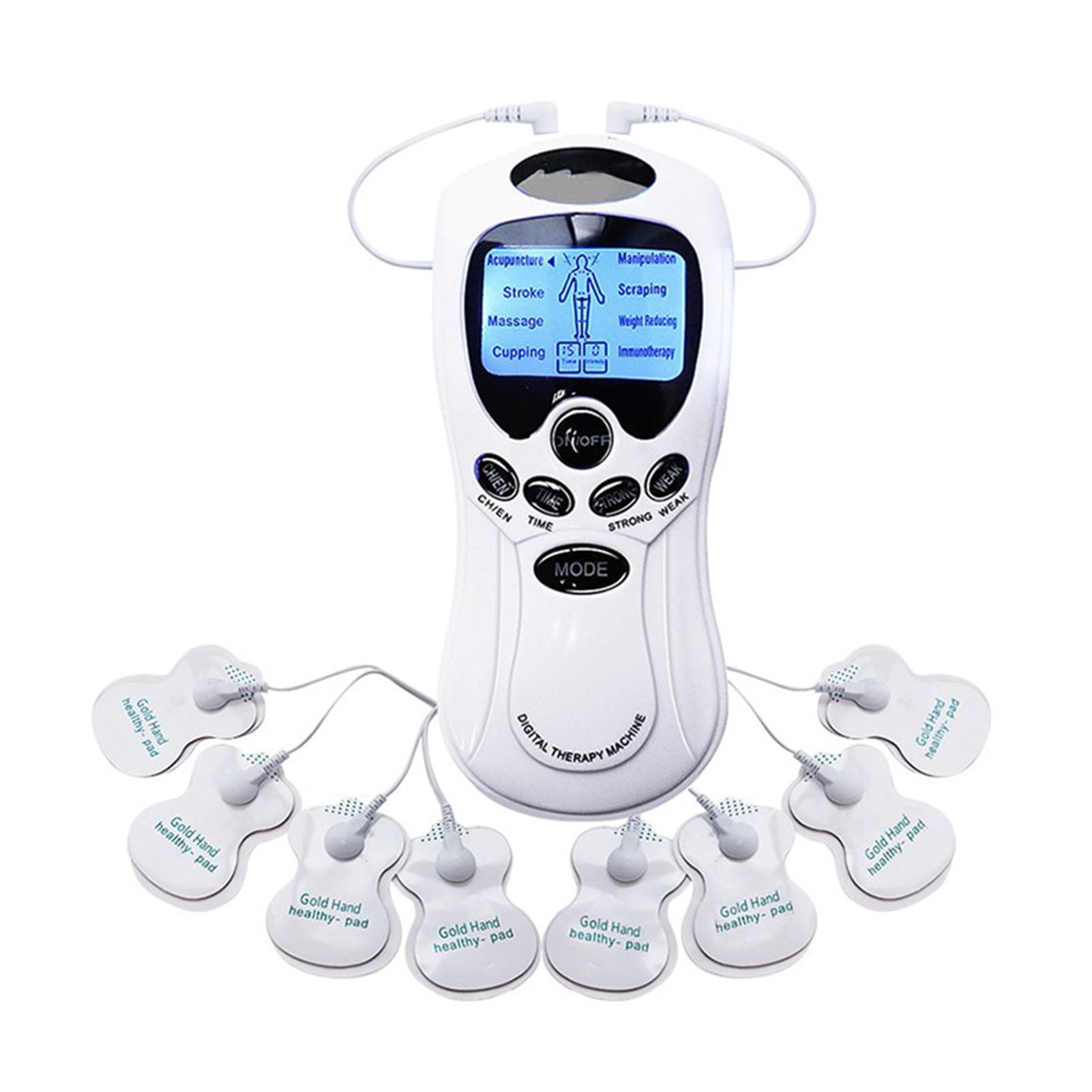 Usb Electric Low Frequency Current Pulse Massager Pads For