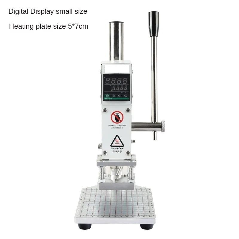 Digital Manual Hot Foil Stamping Machine Wood Leather Paper Marking ...