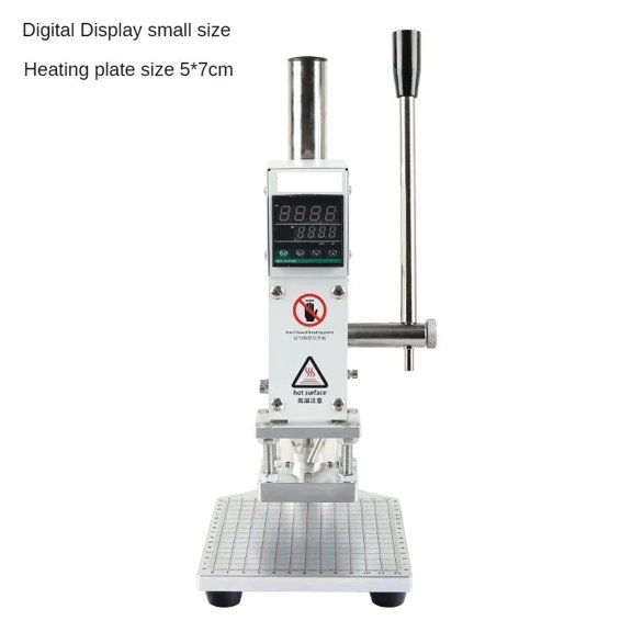 Digital Manual Hot Foil Stamping Machine Wood Leather Paper Marking Press Embossing Bronzing Machine ,Easy to Install