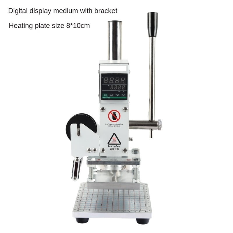 Digital Manual Hot Foil Stamping Machine Wood Leather Paper Marking ...