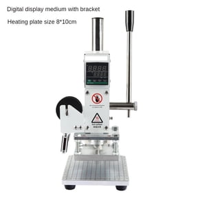 Digital Manual Hot Foil Stamping Machine Wood Leather Paper Marking Press Embossing Bronzing Machine ,Easy to Install