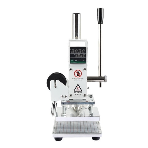 Digital Manual Hot Foil Stamping Machine Wood Leather Paper Marking Press Embossing Bronzing Machine ,Easy to Install