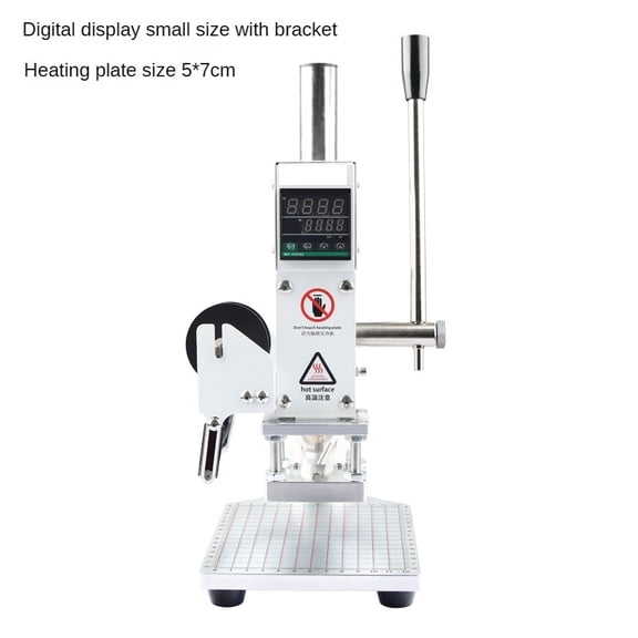 Digital Manual Hot Foil Stamping Machine Wood Leather Paper Marking Press Embossing Bronzing Machine ,Easy to Install