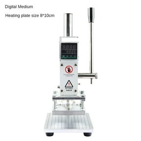 Digital Manual Hot Foil Stamping Machine Wood Leather Paper Marking Press Embossing Bronzing Machine ,Fast-Drying Ink with Crisp Output