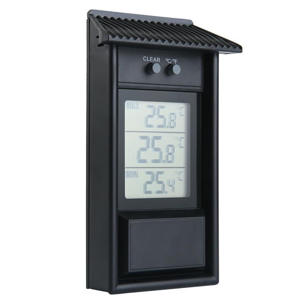 Digital Max Min Greenhouse Thermometer Indoor & Outdoor Garden ...