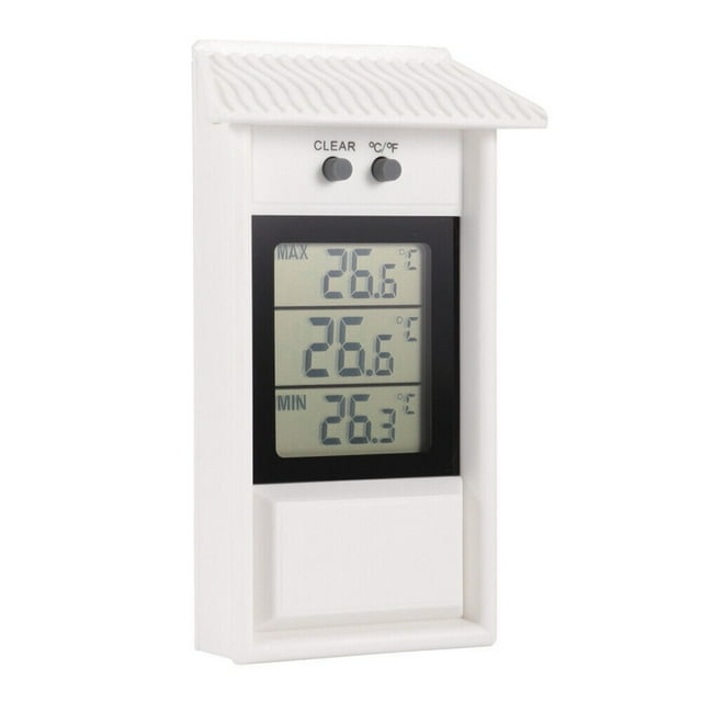 Digital Max Min Greenhouse Thermometer Indoor & Outdoor Garden