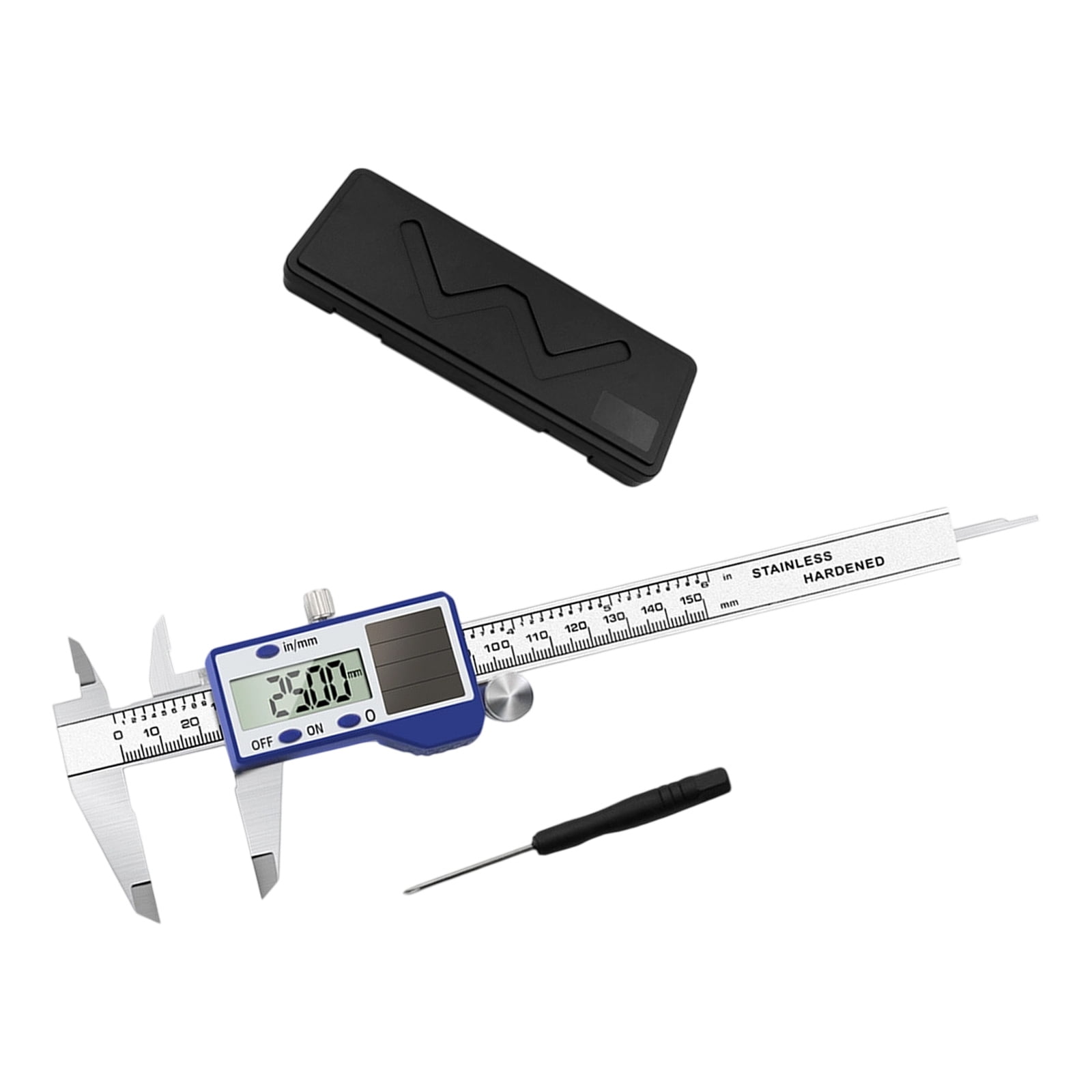 Digital Measuring Calipers 150mm Solar Operated With LCD Display Accuracy Measuring Tool For Mechanical Projects