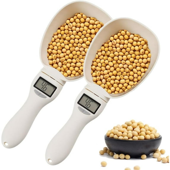 Digital Measuring Spoon, 2026 New Digital Food Measuring Scoop Scale 800g / 0.1g High Precision with LCD Screen, Household Weighing Scoop for Kitchen
