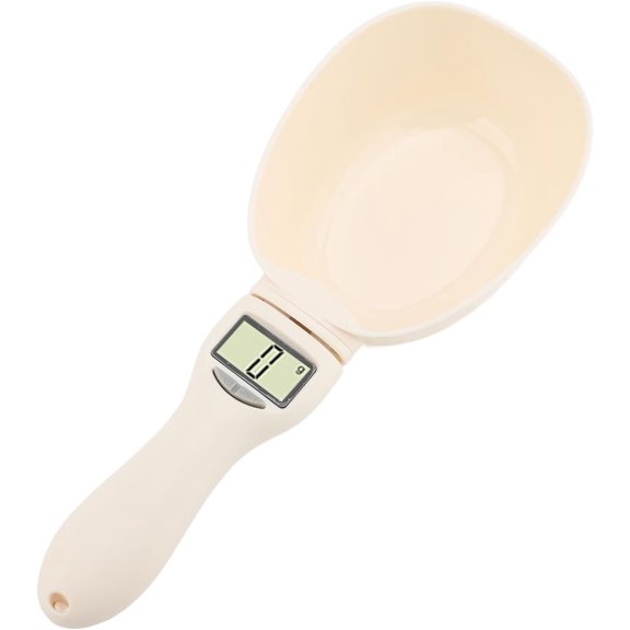 Digital Measuring Spoon Digital Scoop Scale Food Scale 1-800g Precise Measurement LCD Display Unit Switch g ml cup fl.oz oz for Cooking Baking Pet Food