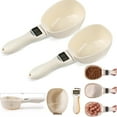 thumbnail image 1 of Digital Measuring Spoon, Electronic Food Measuring Scoop Scale, Electronic Kitchen Measure Scale for Cookincg Baking, Daily Meals and Kitchen Gadgets(2PCS), 1 of 9