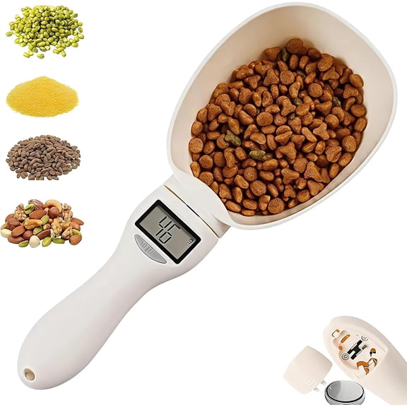 Digital Measuring Spoon Scale, 800g / 0.1g High Precision Electric Measuring Spoon with Led Display, Removable Handle for Kitchen Gadgets and Daily Meals