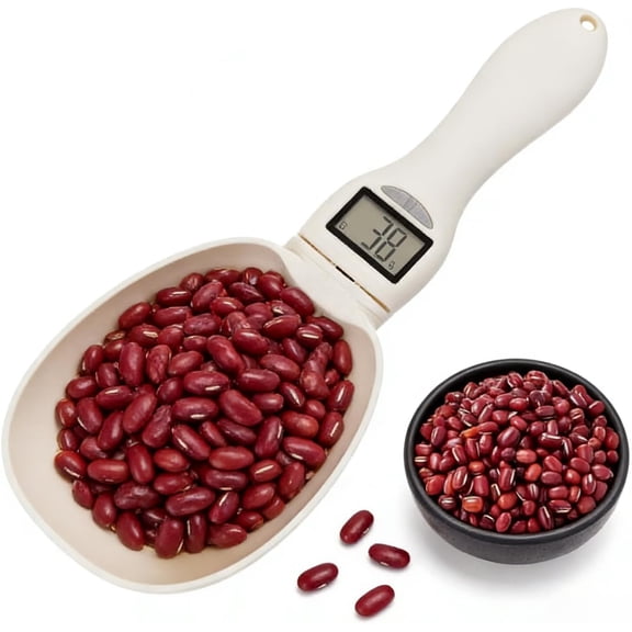 Digital Measuring Spoon Scale, Electronic Measuring Spoon Accurate Electronic Measure Cup with Conversion, Household Digital Measure Cup Scale with LED Display for Weighing