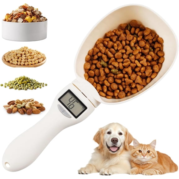 Digital Measuring Spoon Scale High Precision 800g/0.1g Kitchen Measuring Tool with LCD Display, electronic measuring cup for Cooking Pet Food Portioning