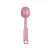 Digital Measuring Spoon Scale with LCD Display, 500g/0.1g Precision Kitchen Food Scale for Baking, Cooking, Diet, Pet Feeding, Portable and Easy to Use, Battery Operated, White