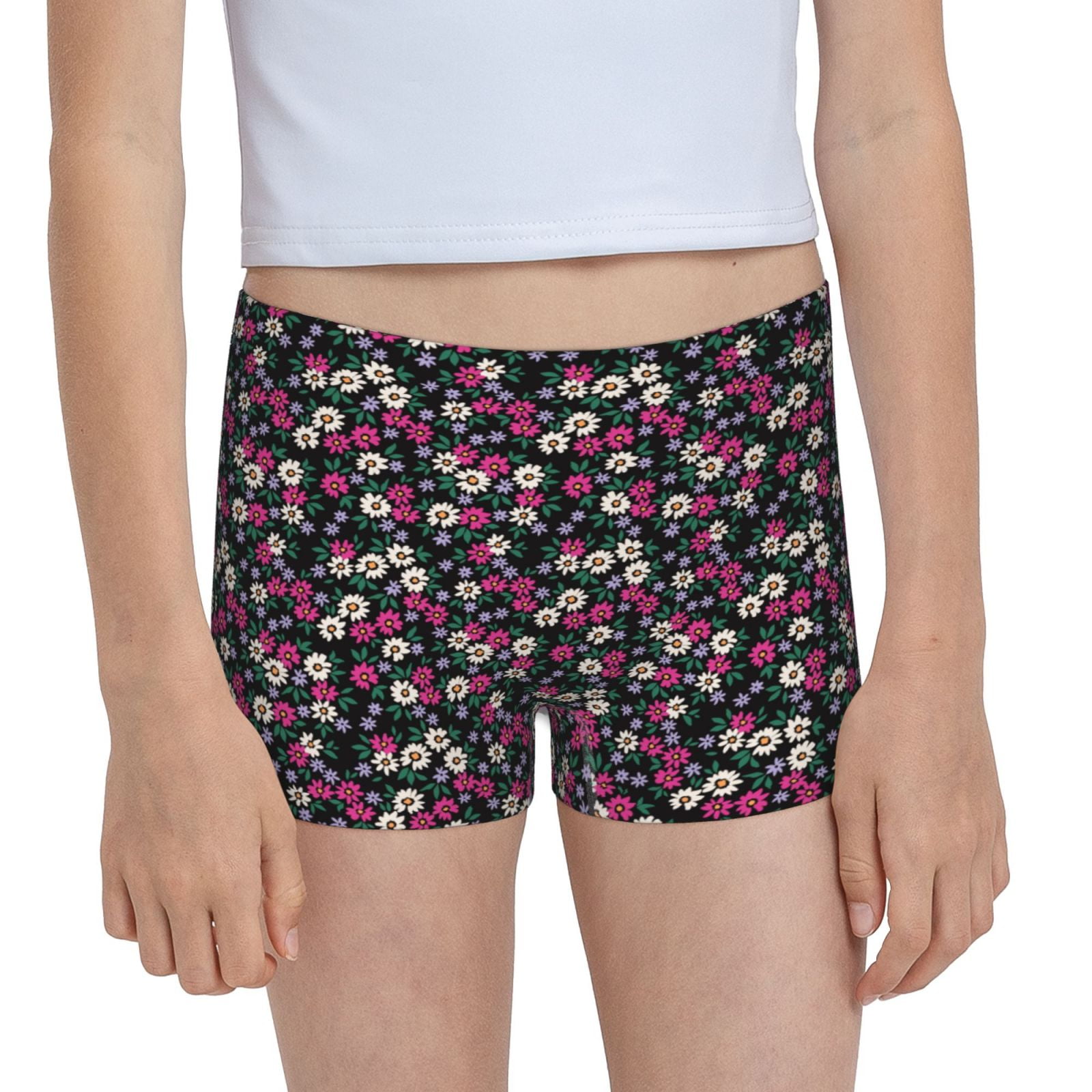 Easygdp Daisies Flowers Girls Hipster Cotton Underwear Little Girls