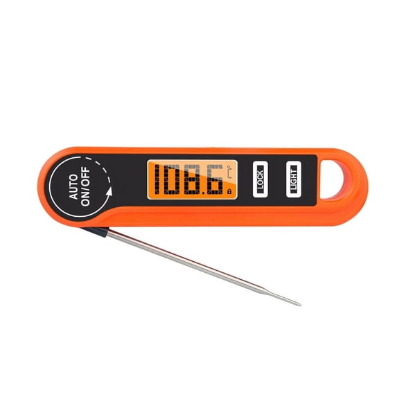 Digital Meat Thermometer for Cooking with Ambidextrous Backlit and Motion Sensing Kitchen Cooking Food Thermometer for BBQ Grill Smoker Oil Fry Candy Instant Read Thermometer