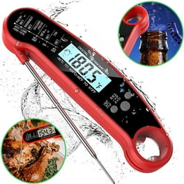 Alpha Grillers Instant Read Meat Thermometer for Grill and Cooking. Best  Waterproof Ultra Fast Thermometer with