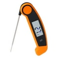 thumbnail image 1 of Digital Meat Thermometer, Instant Read Foldable Food Thermometer, Waterproof Cooking Thermometer for Home and Kitchen, Smoker Orange, 1 of 6