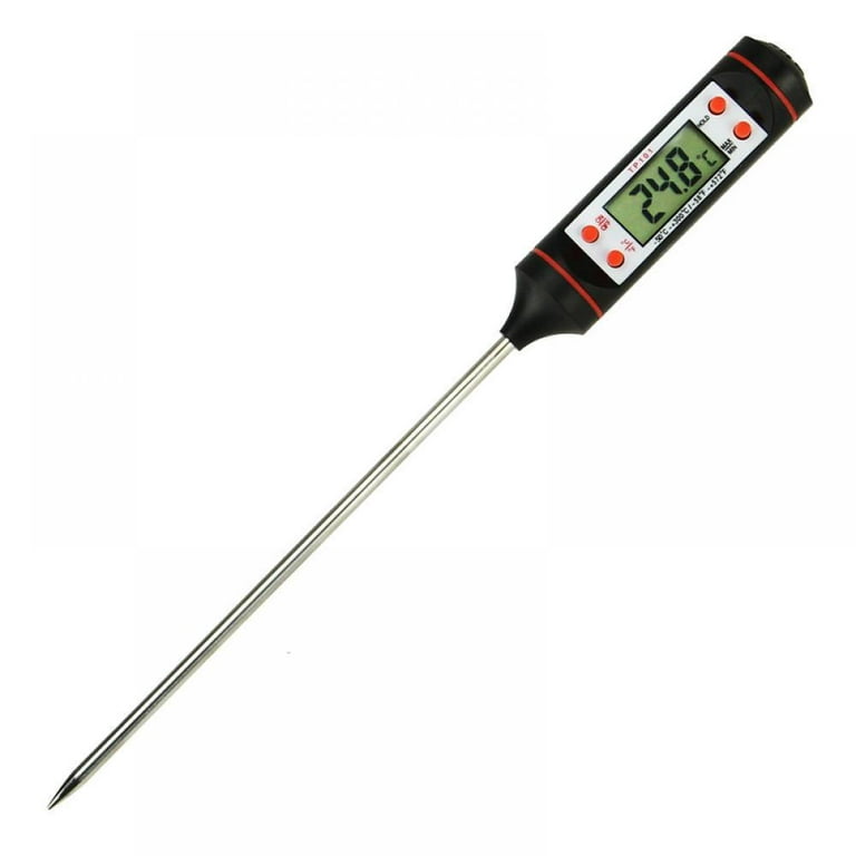 Saferell Digital Wireless Food Meat Thermometer Instant Read for Kitchen Cooking BBQ Grill Smoker(Black+Red), Multicolor