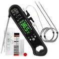 thumbnail image 1 of Digital Meat Thermometer, Instant Read Food Thermometer with 2 Detachable Wired Probe,Calibration, Alarm Function, 1 of 3