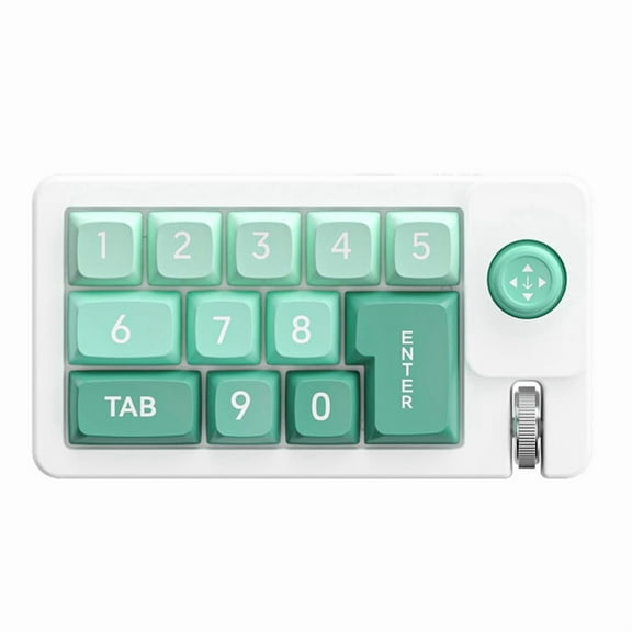 Digital Mechanical Keyboard RGB Hot-Swappable Keyboard Macro Wired Mechanical Gaming Keyboard Joystick Custom Green