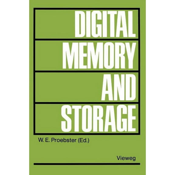 Digital Memory and Storage, (Paperback)