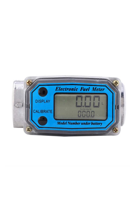 Digital Meter 15-120L Fuel Tester, NPT Indicator Sensor Counter For Measuring Gasoline Kerosene ,Clear Reading