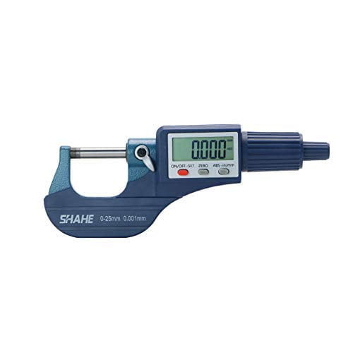 Digital Micrometer 0-25mm / 0-1" Metric & Inch, 0.00005" Resolution, 0.0001" Accuracy$$Tools