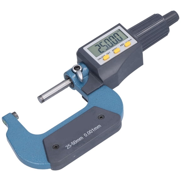 Digital Micrometer 2550mm High Precise 0.00005in/0.001mm Resolution Measuring Tool Professional Thickness Measuring