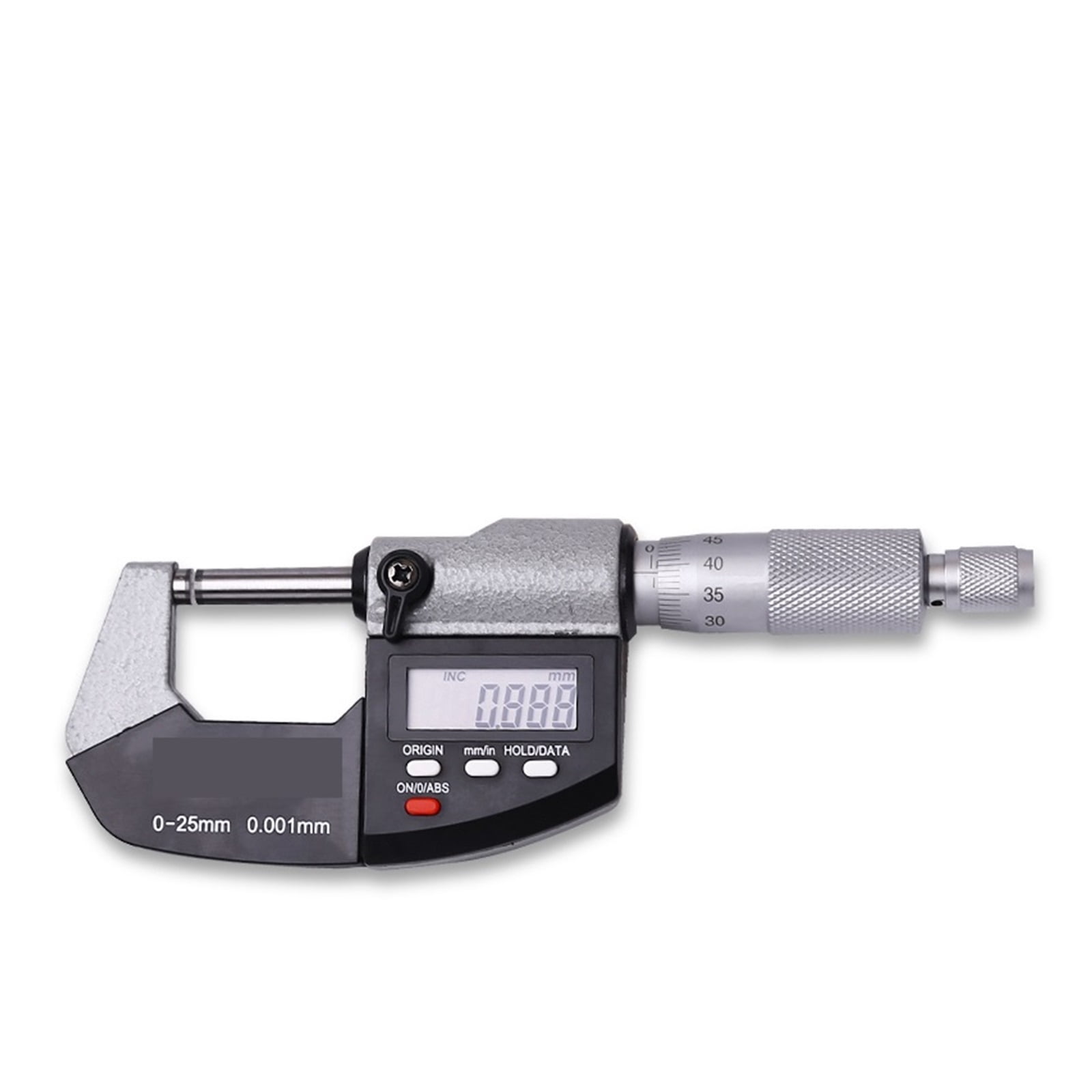 Digital Micrometer High Precision Outer Diameter Wall Thickness Caliper 0.001 Waterproof Electronic 0-25-50mm ,Easy to Use