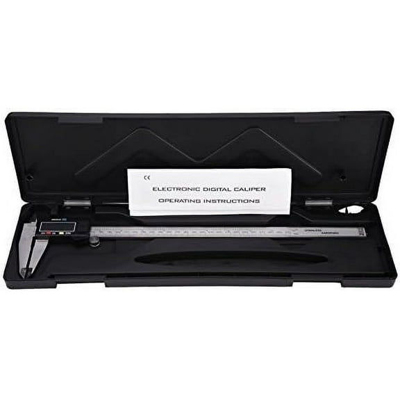 Digital Micrometers Ltd Digital Micrometer Foot 300mm 30.5cm Large LCD Screen Case Included