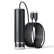 Digital Microscope 1600X Magnification With 8 LED Lights Manual Focus Portable Camera For Android And For IOS Phones For Inspection Black