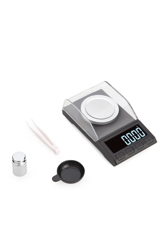 Digital Milligram Scale 100g/0.001g rechargeability, High Precision Portable Jewelry Scale, Powder Scale, Micro Scale for Powder Medicine, Gold, Gem, Reloading, Calibration Weight