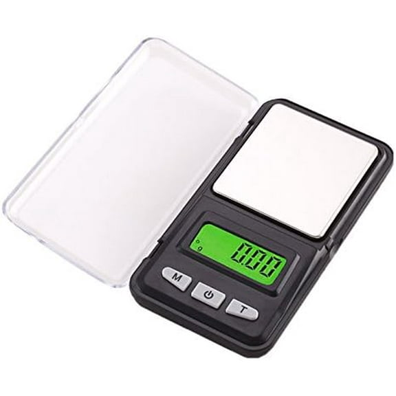 Digital Mini Scale for Precise Weighing, Stainless Steel Platform Compact Design Scale, Automatic Unit Conversion, Calibration Weight Portable Design for Mailings Jewelry