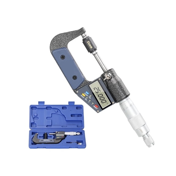 Digital Mircometer 0-25/50/75/100mm Accuracy 0.001mm Digital Caliper For Out Diameter Measuring Tool Outside Mircometer ,Easy to Use